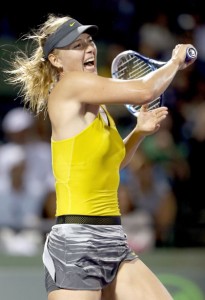 Maria Sharapova AFP PHOTO