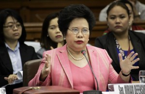 SENATOR Miriam Defensor Santiago