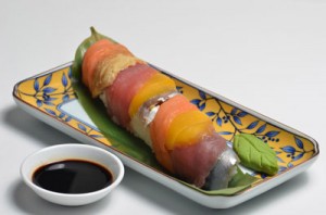 The Japanese chef’s famous rainbow sushi