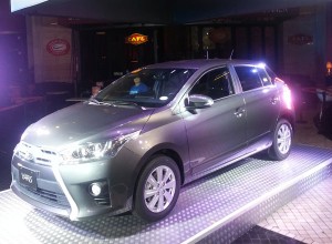 Toyota Yaris launched in the Philippines is the version intended for Asean and China markets—the twin to the Vios sedan. Europe has unrelated model. PHOTO BY RUBEN D. MANAHAN 4TH
