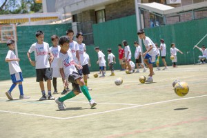 Kids enjoy an afternoon of practice at the UK ambassador’s residence in Makati City