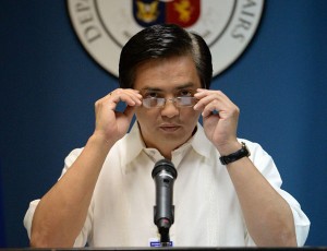 DFA spokesperson Charles Jose AFP PHOTO