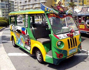 Some e-Jeepneys now ply Metro roads.