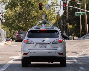 Google’s autonomous Lexus tackles California streets as it hones its driving skills.