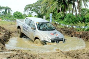 Isuzu promotes the D-Max 4x4’s capabilities in specially prepared off-road tracks. The one in Davao was the toughest.