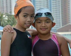 Promising tankers Jaz Villanueva (left) and Jasmine Mojdeh are products of the Philippine Swimming League Novice Meet. CONTRIBUTED PHOT