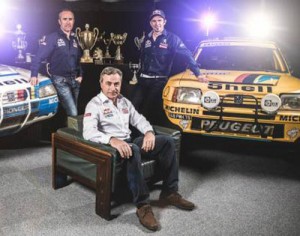 Rally racing royalty: From left are Stephane Peterhansel, Carlos Sainz and Cyril Despres.