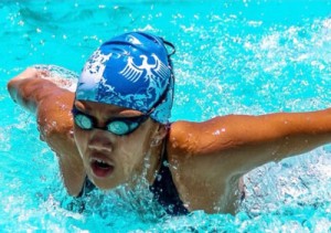 Trisha Lei Bongco, a consistent Most Outstanding Swimmer awardee, banners the JB Lacson Swimming Team in the Philippine Swimming League 61st Leg Series beginning today in Iloilo. CONTRIBUTED PHOTO