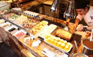 Mouth-watering all-American buffet