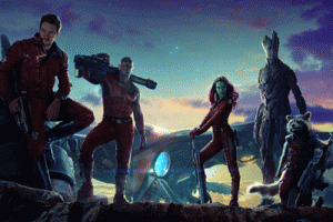 Meet the Guardian's of the galaxy:Peter Quill,Drax the Destroyer,Gamora,Groot and Rocket