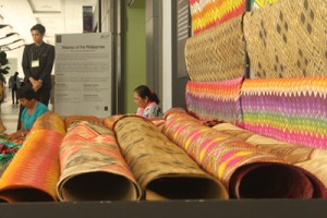 Handcrafted mats from Samar are woven from sedge grass locally known as ‘tikog’