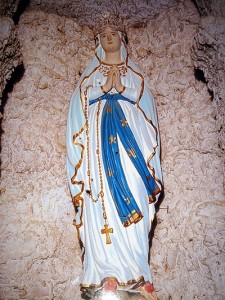 Statue of Virgin Mary at the Gamgok Maegoe cathedral