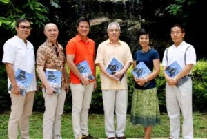 Present during the Stockholders Meeting were (from left) corporate secretary Bayani Tan, independent director Chun Bing Uy, president John Tiu, chairman of the board Ruben Tiu, independent director Elizabeth Ann Parpan and director Lamberto Villena