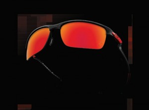 The Scuderia Ferrari Polarized Carbon Blade eyewear, the most expensive pair