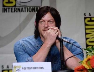 Norman Reedus in the flesh at Hall H PHOTO BY THE AUTHOR