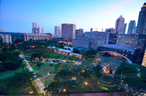 Ayala Triangle Gardens, the iconic oasis at the heart of Ayala, is known for its lush greeneries conducive to leisurely and healthy activities