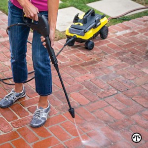 You can take some of the pressure off doing household cleaning with the help of a pressure washer.