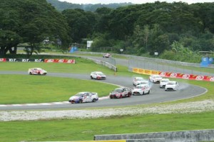 Overcast skies blanket Round 1, and the racers still enjoy a dry track. Round 2 was anything but.