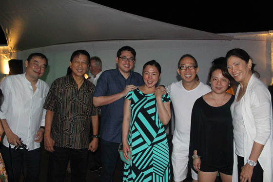 Seen at the party were personalities (from left) Alvin Uy, Dr. Leandro Rocero, Sen. Bam Aquino, Fatima Aqiono, Manny Osmeña, Arleen Uy and Gina Osmeña