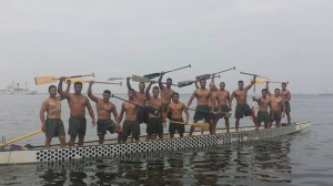 The Philippine Army Dragon Boat Team during training. PHOTO FROM PHILIPPINE ARMY DRAGON BOAT TEAM FACEBOOK PAGE