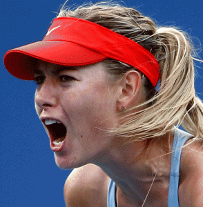 Maria Sharapova AFP PHOTO