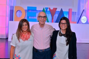 aloma Zobel (left), Idea’yala co-founder and cousin Mariana Zobel de Ayala, Idea’yala mentor, with their proud grandfather Jaime Zobel de Ayala, Ayala Corporation’s chairman emeritus