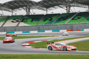 Floirendo (Car #145) closely follows Tjiptobiantoro during the second leg of the Coppa Shell classification