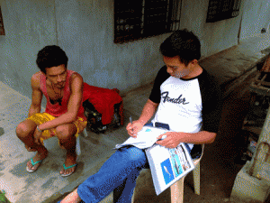 Another interview at Brgy. Manalo