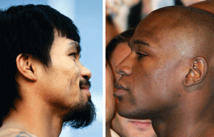 Manny Pacquiao and Floyd Mayweather Jr.