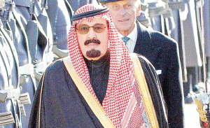 Saudi King Abdullah