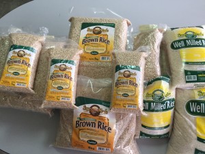 Fresh organic rice must be vacuum-packed to prevent natural bugs from growing