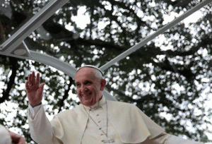 The holy father during his official visit to the president MALACAÑANG PHOTO 