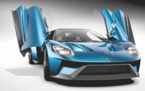 The all-new Ford GT makes  extensive use of lightweight materials to give it outstanding acceleration, handling and efficiency