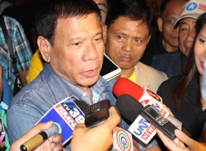 Davao City Mayor Rodrigo Duterte