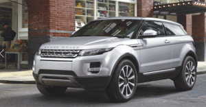 The Land Rover Evoque coupe