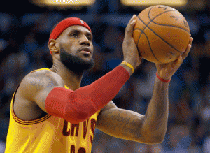 LeBron James AFP PHOTO