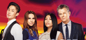 The competition’s judges: Taiwanese-American pop idol and actor Van Ness Wu, former Spice Girl Melanie C, Indonesian rock icon Anggun, and 16-time Grammy-winning Canadian musician David Foster