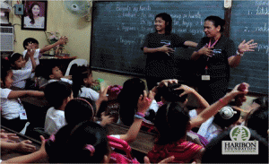 In sharing stories to grade school students, HARI Ecovan Biodiversity on Wheels (BOW) volunteers hurdled loosing their voices and overcame their shyness