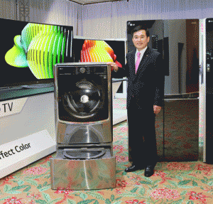 LG Asia regional head Chris Yi rolls out the brand’s latest developments, specifically designed to meet consumer needs