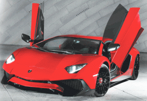 The Lamborghini Aventador Superveloce evokes aggressive styling from every angle