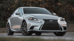 The Lexus IS 350 F Sport has a more aggressive, angrier look