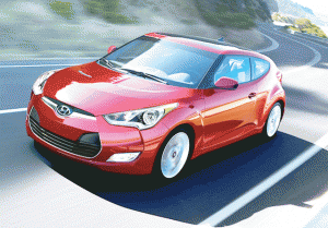 The new technology GDI engine powers the all-new veloster