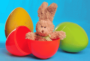 Baskets full of big and bright eggs make Easter more fun