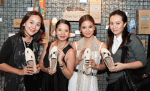 Celine Gabriel Lim, Cat Arambulo Antonio, Princess Violago, and designer Nicole Whisenhunt