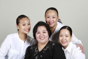 The school’s respectable and well-loved founder Shirley Halili-Cruz with members