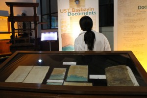 Old documents written in baybayin are also showcased in the exhibit 