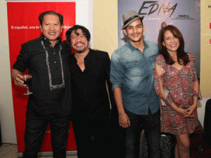 Edna’s director Ronnie Lazaro, producer Tonet Gedang, and stars, Kiko Matos and Irma Adlawan