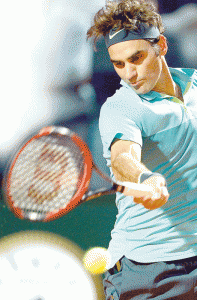 Roger Federer  AFP PHOTO