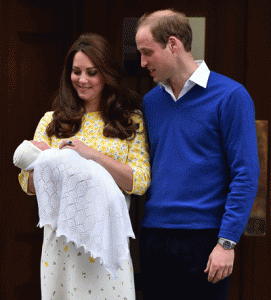 Prince William and his wife Kate have named their baby Princess Charlotte Elizabeth Diana and she will be known as Princess Charlotte of Cambridge. The name is seen as a triple homage to her grandfather Prince Charles, greatgrandmother Queen Elizabeth II and William’s late mother Diana. AFP PHOTO