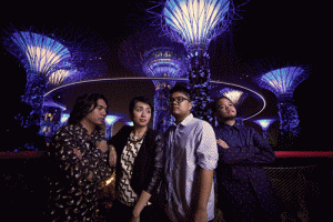 At the iconic Gardens by the Bay. The band traveled to Singapore where they found inspiration for their new song, ‘All the Good Things’